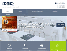Tablet Screenshot of dmcabc.com.br